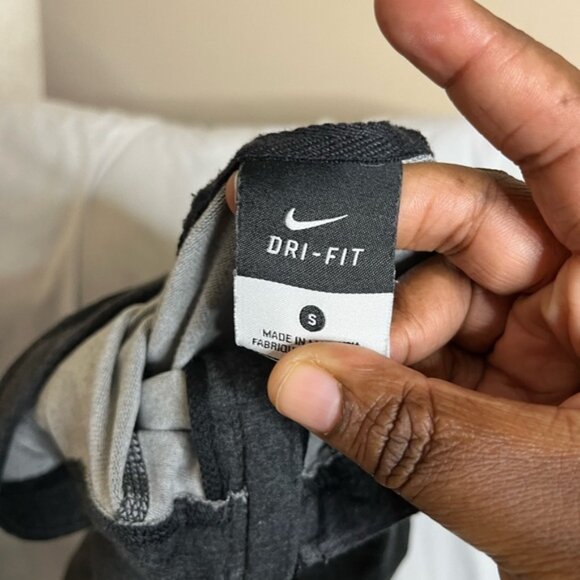 Nike Hoodie Mens Small Grey Sleeveless Fleece Training Vest Workout Cd7256 - Picture 5 of 5